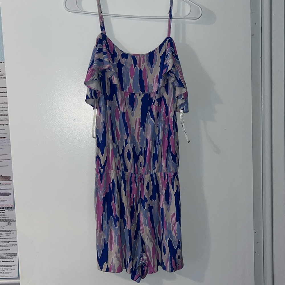 Lilly Pulitzer off the shoulder Romper